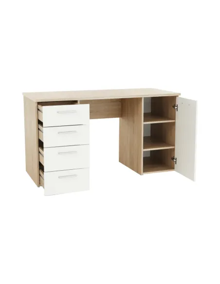 Masă de birou EUSTACH, birou, 137x76.3x60 cm, PAL melaminat | MobilaOK
