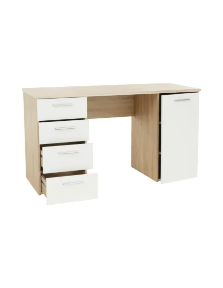 Masă de birou EUSTACH, birou, 137x76.3x60 cm, PAL melaminat | MobilaOK