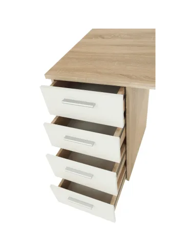 Masă de birou EUSTACH, birou, 137x76.3x60 cm, PAL melaminat | MobilaOK
