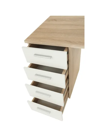 Masă de birou EUSTACH, birou, 137x76.3x60 cm, PAL melaminat | MobilaOK