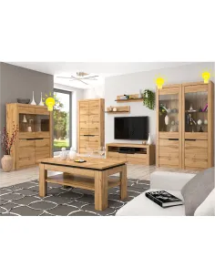 Iluminare LED, TORONTA, vitrine, 2 puncte, PAL, KONDELA | MobilaOK
