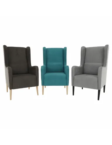 Fotoliu BREDLY pentru living, 66x87x117 cm, Lemn și Textil | MobilaOK