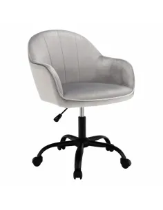 Scaun de birou EROL, birou, 59x62x82/92 cm, catifea/metal, KONDELA | MobilaOK