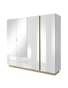 Dulap CITY pentru dormitor/hol, 220x54x202 cm, PAL melaminat | MobilaOK