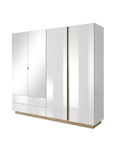 Dulap CITY pentru dormitor/hol, 220x54x202 cm, PAL melaminat | MobilaOK