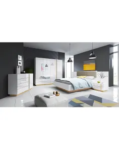 Scrin D4S City, dormitor/hol, 138.2x40x90.5 cm, PAL melaminat | MobilaOK 2