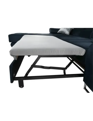 Colțar AMARETA, living/dormitor, 280x205x70/90 cm, textil Monolith | MobilaOK