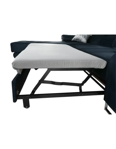 Colțar AMARETA, living/dormitor, 280x205x70/90 cm, textil Monolith | MobilaOK