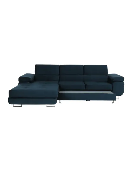 Colțar AMARETA, living/dormitor, 280x205x70/90 cm, textil Monolith | MobilaOK