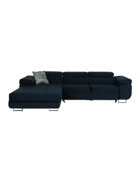 Colțar AMARETA, living/dormitor, 280x205x70/90 cm, textil Monolith | MobilaOK