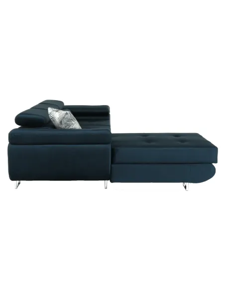 Colțar AMARETA, living/dormitor, 280x205x70/90 cm, textil Monolith | MobilaOK