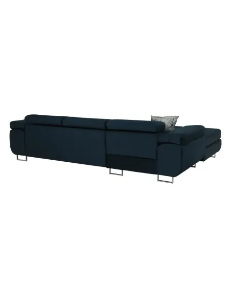 Colțar AMARETA, living/dormitor, 280x205x70/90 cm, textil Monolith | MobilaOK