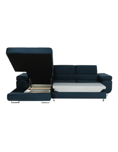 Colțar AMARETA, living/dormitor, 280x205x70/90 cm, textil Monolith | MobilaOK