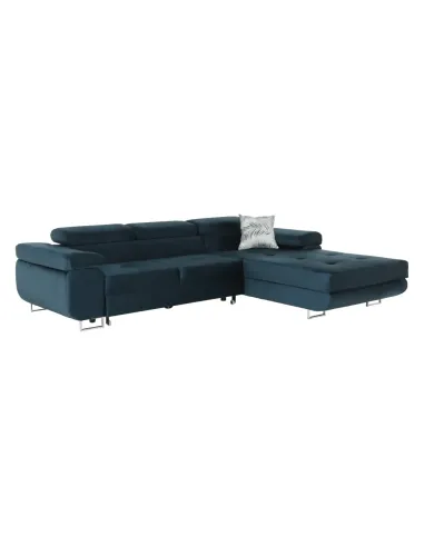 Colţar AMARETA, living/dormitor, 280x205x70/90 cm, PAL, textil Monolith | MobilaOK