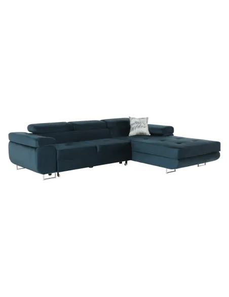 Colţar AMARETA, living/dormitor, 280x205x70/90 cm, PAL, textil Monolith | MobilaOK