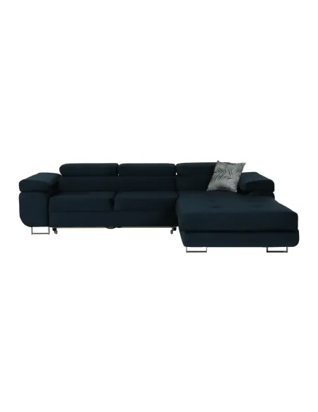 Colţar AMARETA, living/dormitor, 280x205x70/90 cm, PAL, textil Monolith | MobilaOK