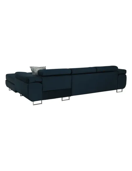 Colţar AMARETA, living/dormitor, 280x205x70/90 cm, PAL, textil Monolith | MobilaOK