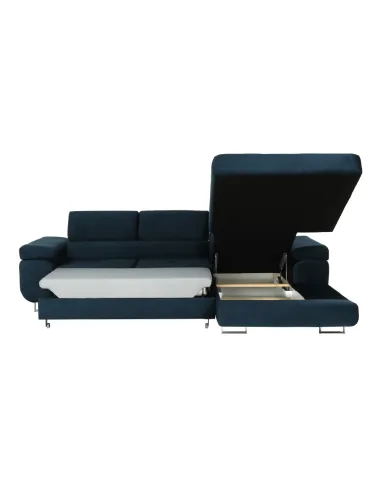 Colţar AMARETA, living/dormitor, 280x205x70/90 cm, PAL, textil Monolith | MobilaOK