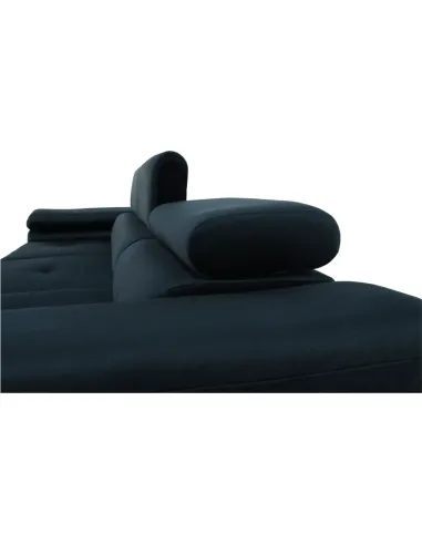 Colţar AMARETA, living/dormitor, 280x205x70/90 cm, PAL, textil Monolith | MobilaOK