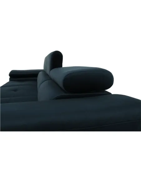 Colţar AMARETA, living/dormitor, 280x205x70/90 cm, PAL, textil Monolith | MobilaOK