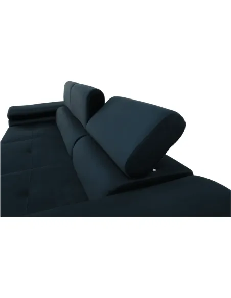 Colţar AMARETA, living/dormitor, 280x205x70/90 cm, PAL, textil Monolith | MobilaOK