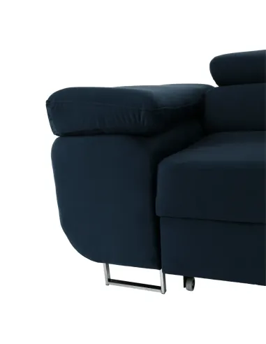 Colţar AMARETA, living/dormitor, 280x205x70/90 cm, PAL, textil Monolith | MobilaOK