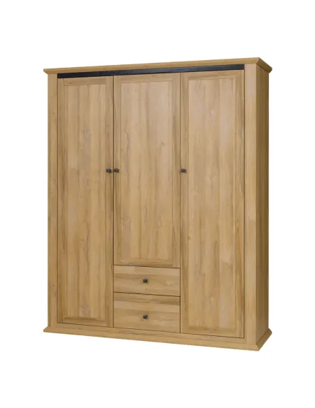 Dulap MZ3, dormitor/hol, 165x54x200 cm, PAL melaminat | MobilaOK