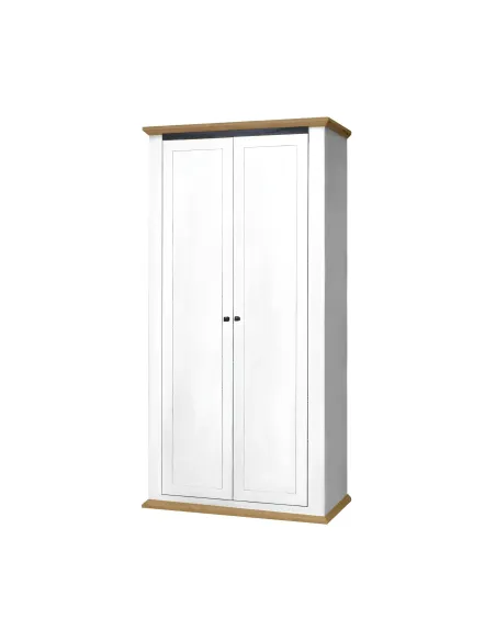 Dulap MZ2, dormitor/hol, 100x54x200 cm, PAL melaminat, LEON | MobilaOK