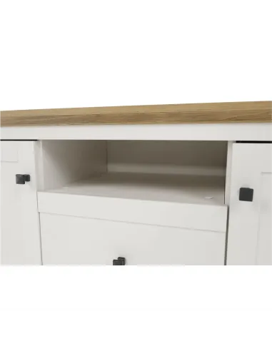 Vitrină LEON, living sau birou, 80x33x145 cm, PAL melaminat | MobilaOK