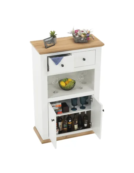 Scrin de bar MZ8, bucătărie/bar, 85x40x130 cm, PAL melaminat | MobilaOK