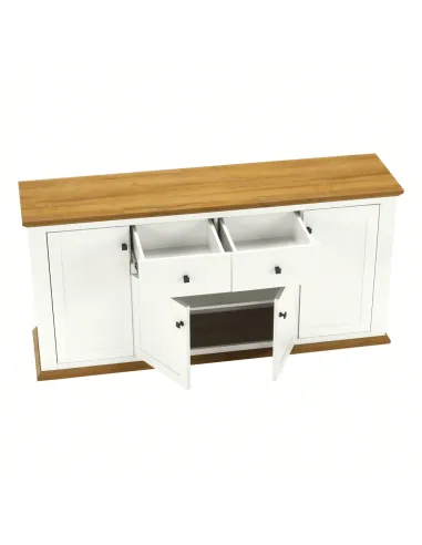 Scrin MZ9, pentru dormitor/hol, 180x45x87 cm, PAL melaminat | MobilaOK