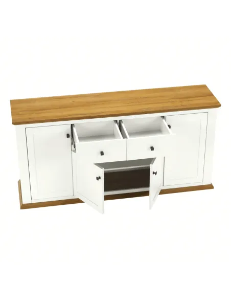 Scrin MZ9, pentru dormitor/hol, 180x45x87 cm, PAL melaminat | MobilaOK