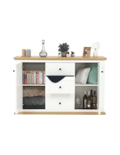 Scrin LEON, dormitor/hol, 140x45x87 cm, PAL melaminat | MobilaOK 2