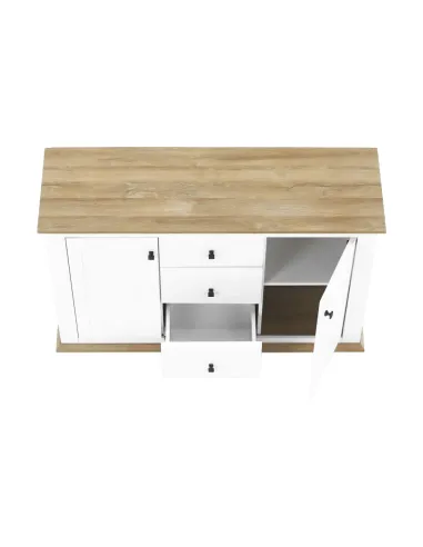 Scrin LEON, dormitor/hol, 140x45x87 cm, PAL melaminat | MobilaOK