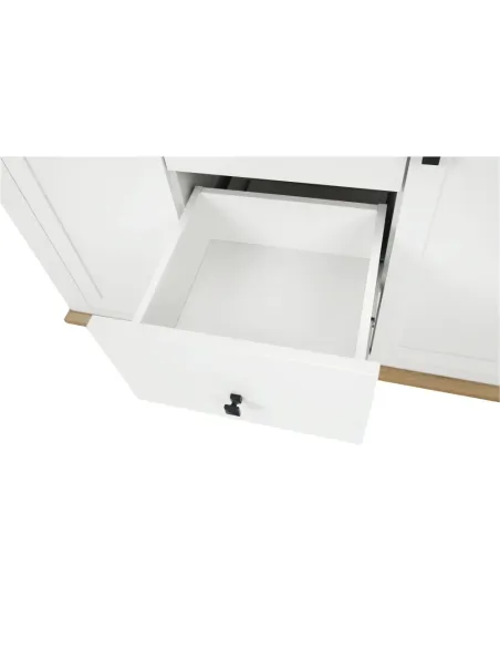 Scrin LEON, dormitor/hol, 140x45x87 cm, PAL melaminat | MobilaOK