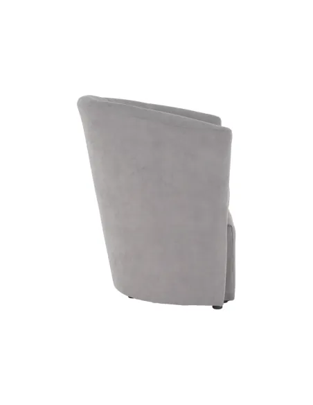 Fotoliu ROSE cu taburet, living/dormitor, 66x60x77 cm, textil Soro | MobilaOK