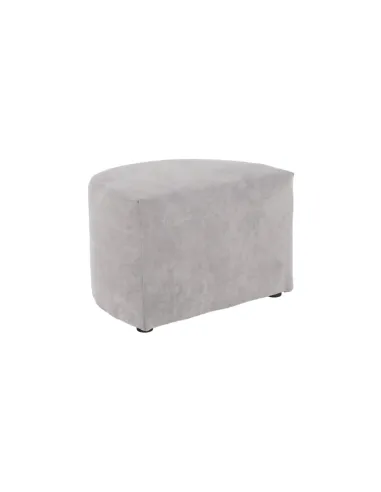 Fotoliu ROSE cu taburet, living/dormitor, 66x60x77 cm, textil Soro | MobilaOK