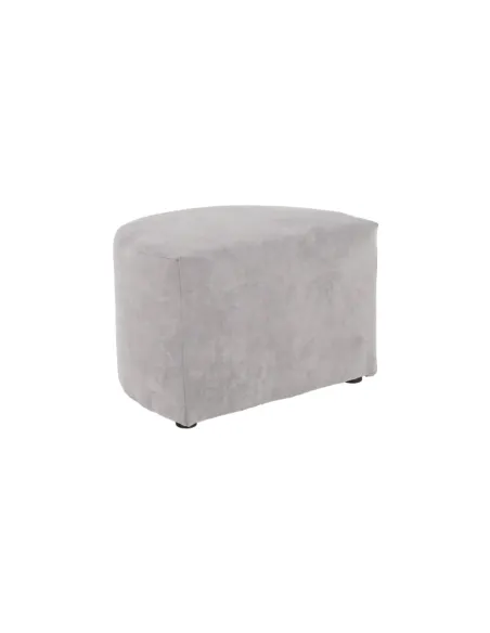 Fotoliu ROSE cu taburet, living/dormitor, 66x60x77 cm, textil Soro | MobilaOK