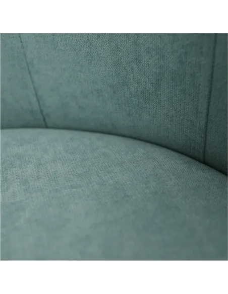 Fotoliu cu Taburet ROSE, Living, 66x60x77 cm, Textil Soro | MobilaOK