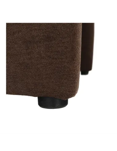 Fotoliu de club ROSE, living, 66x60x77 cm, textil, maro | MobilaOK