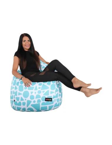 Fotoliu TELDIN, sac, living/dormitor, 75x110x75 cm, textil/EPS | MobilaOK
