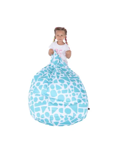 Fotoliu TELDIN, sac, living/dormitor, 75x110x75 cm, textil/EPS | MobilaOK