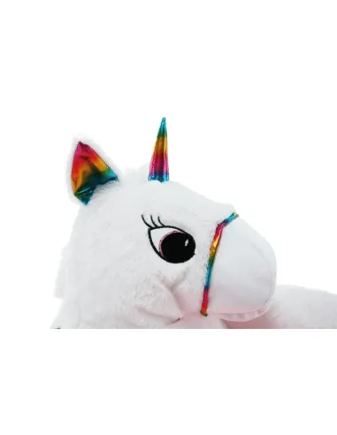 Fotoliu BUFEL, sac unicorn, dormitor/copii, 50x45 cm, textil/EPS | MobilaOK