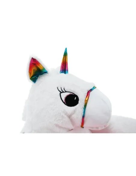 Fotoliu BUFEL, sac unicorn, dormitor/copii, 50x45 cm, textil/EPS | MobilaOK