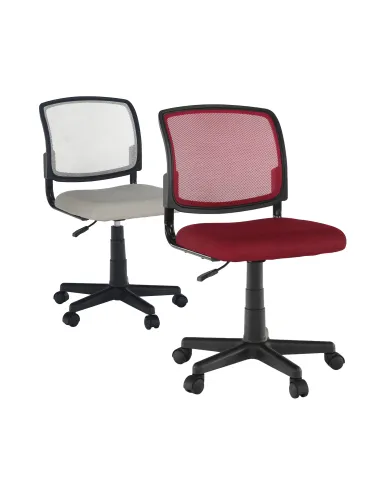 Scaun rotativ RAMIZA, birou, 47x80/91x42 cm, plasă | MobilaOK