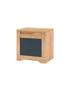 Noptieră FIDEL X2 pentru dormitor, 54.6x42x54.5 cm, PAL laminat | MobilaOK
