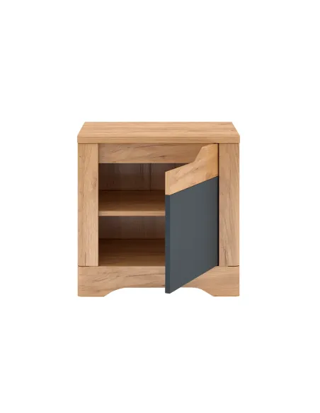 Noptieră FIDEL X2 pentru dormitor, 54.6x42x54.5 cm, PAL laminat | MobilaOK