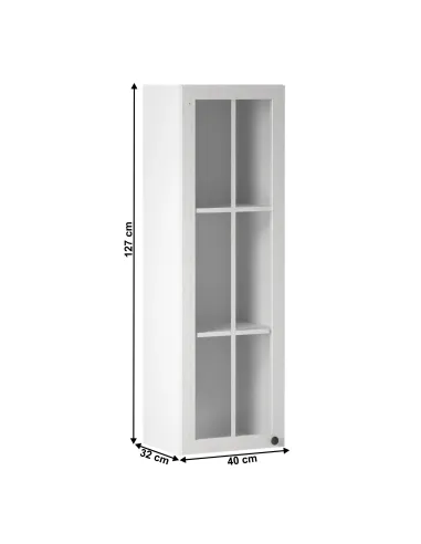 Dulap Superior PROVANCE Bucătărie 40x32x127 cm PAL/MDF Alb/Pin Andersen | MobilaOK