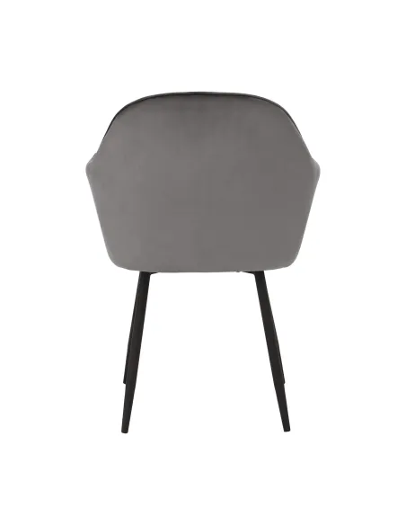 Fotoliu ZIRKON, living/dormitor/birou, 56x82x55 cm, Catifea/Metal | MobilaOK