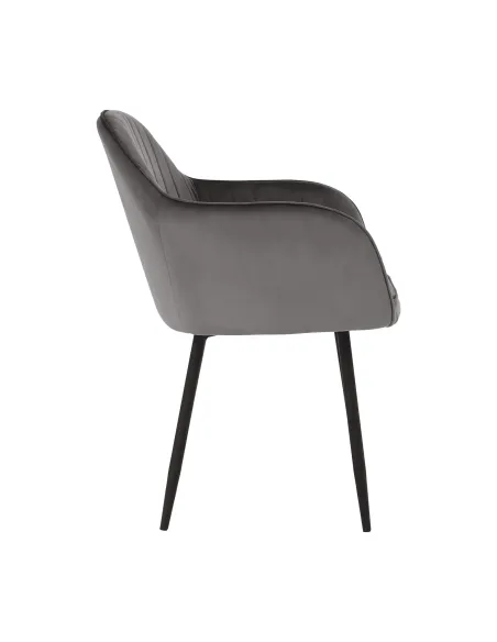 Fotoliu ZIRKON, living/dormitor/birou, 56x82x55 cm, Catifea/Metal | MobilaOK